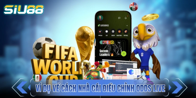 Kèo Rung - Nghệ Thuật Đọc Vị Biến Động Odds Để Dễ "Về Bờ" Một ví dụ về cách nhà cái điều chỉnh odds cược live